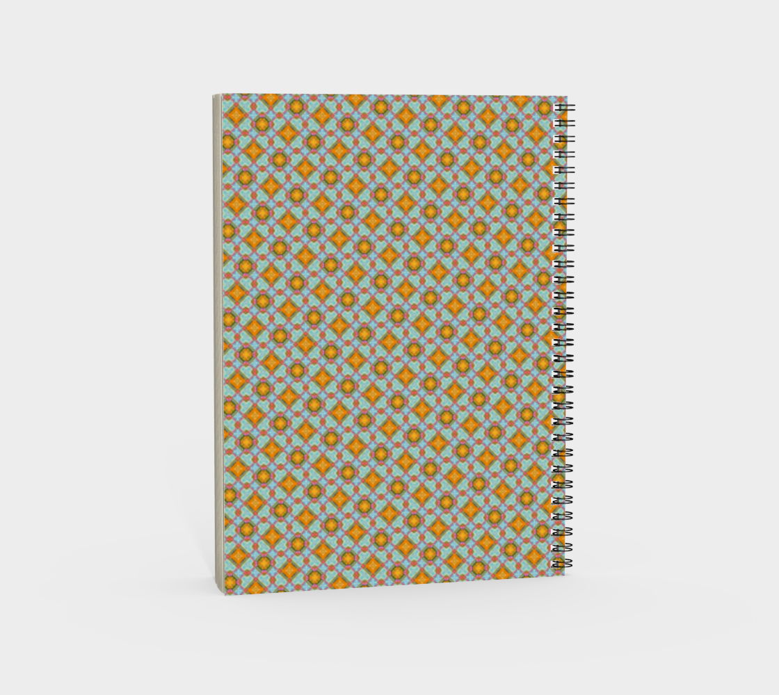 Pedal Pinks and Ocean Blues | Notebook - Pattern