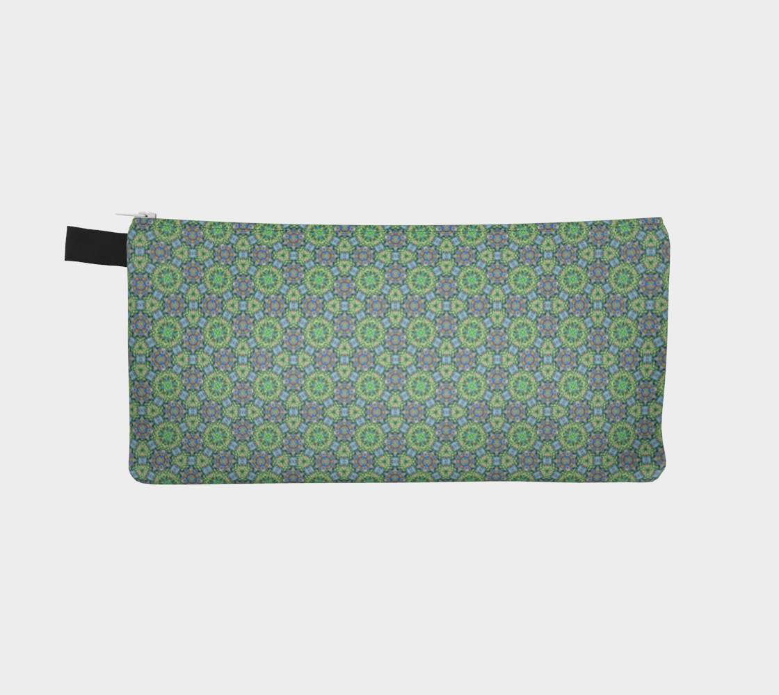 Echoes in Seagrass | Zipper Pouch with Pattern One