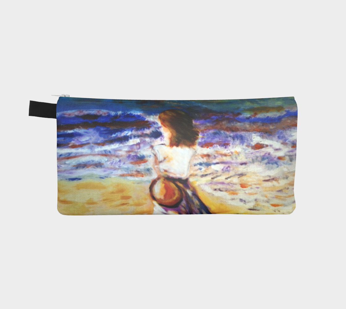 Shada- Serenade of Sand and Sea | Zipper Pouch