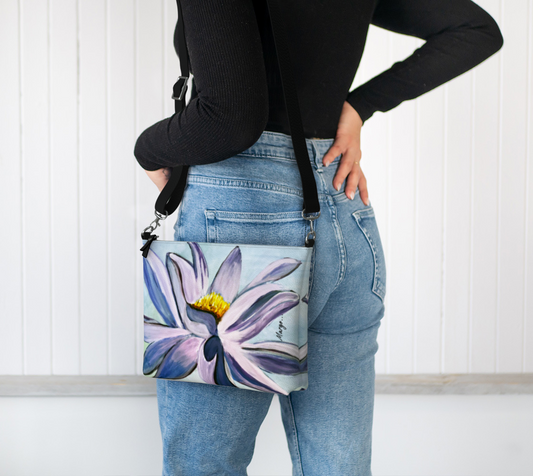 Lotus: Petals in Harmony | Vegan Lux Crossbody
