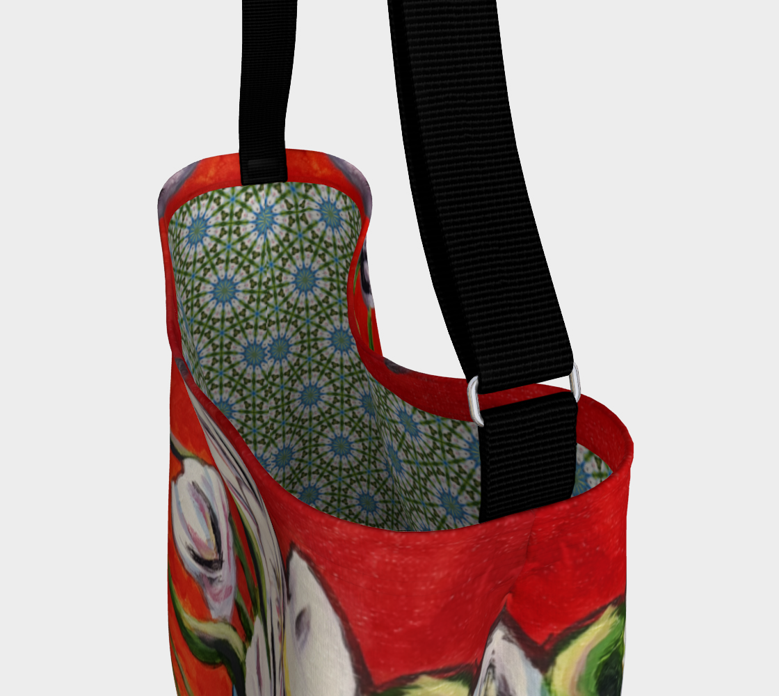 Falling Tulps: Swaying Strokes | Day Tote 1