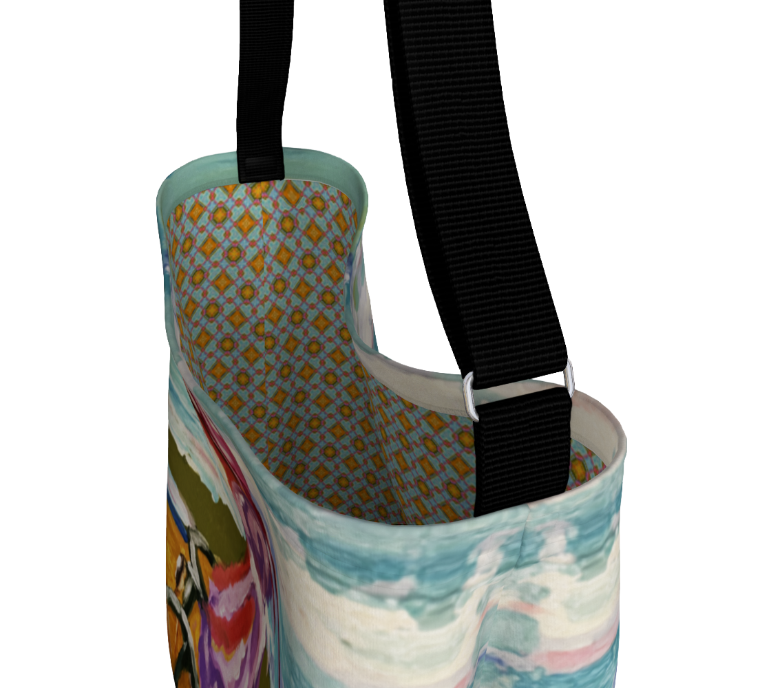 Pedal Pinks and Ocean Blues | Day Tote