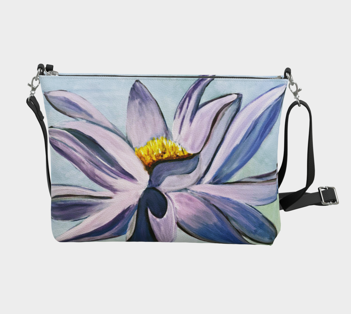 Lotus: Petals in Harmony | Vegan Lux Crossbody