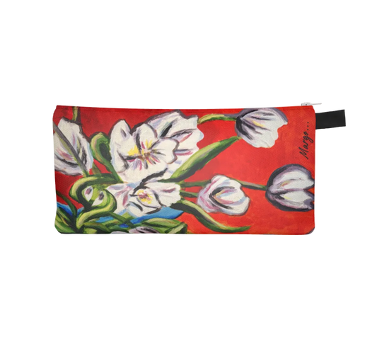 Falling Tulps: Swaying Strokes | Zipper Pouch