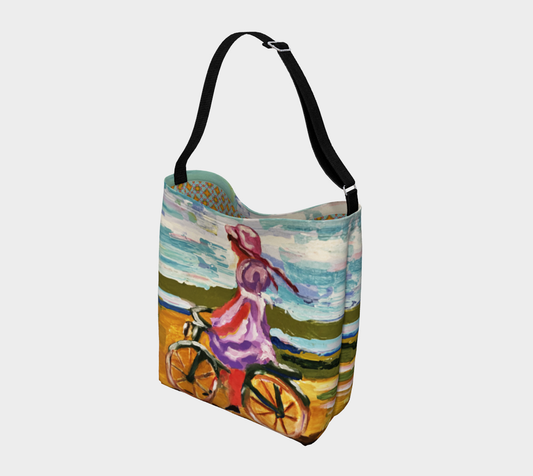 Pedal Pinks and Ocean Blues | Day Tote