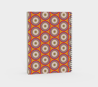 Jupiter Lighthouse: Lavender Skies with Emerald Views | Notebook - Pattern One