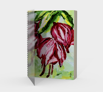 Tear Drops of Pendulous | Notebook - Pattern