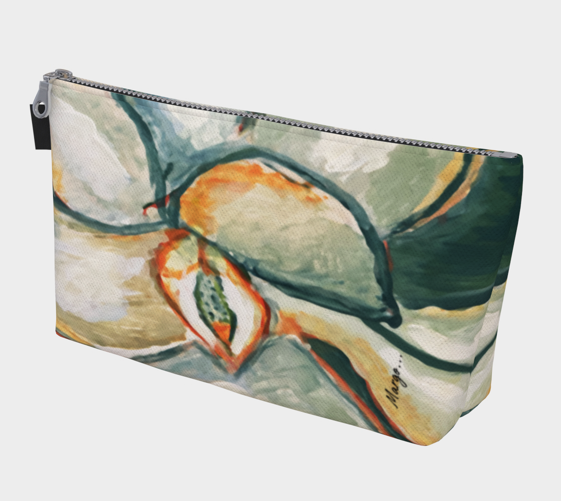 Magnolia in Teal | Makeup Bag
