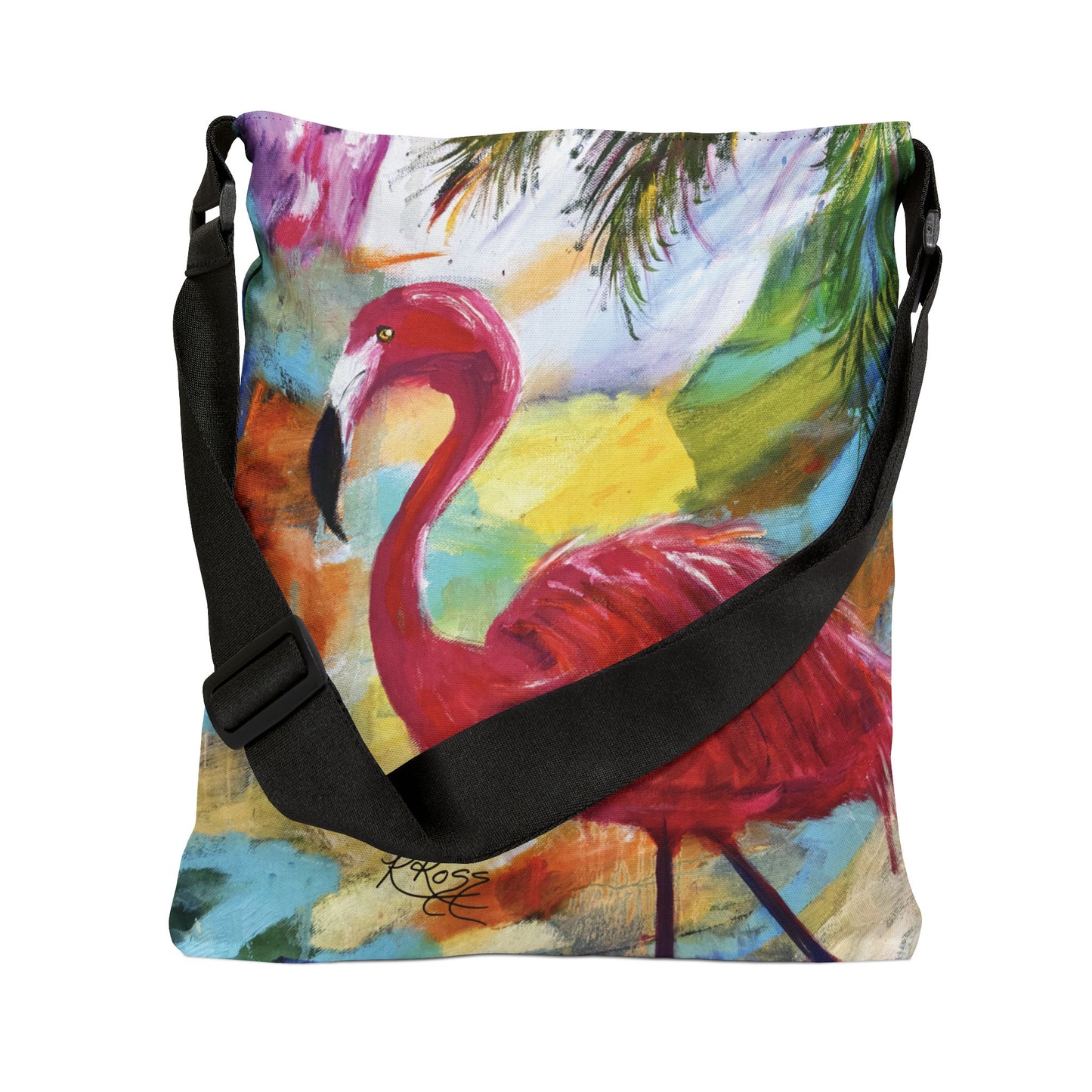 Pink in the Palm Shade | Pendulum Crossbody Tote