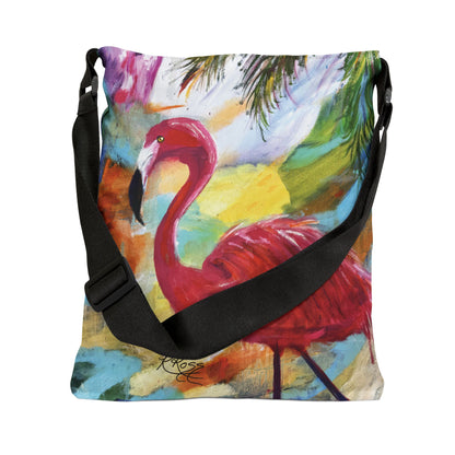 Pink in the Palm Shade | Pendulum Crossbody Tote