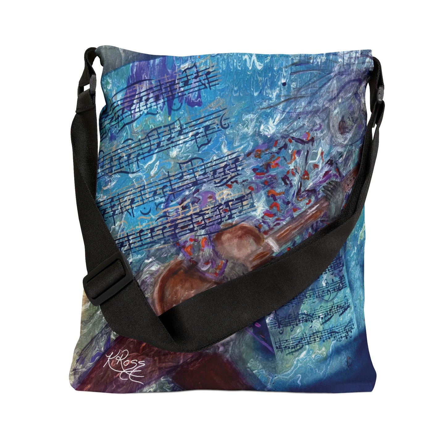 Blue Note Serenade | Pendulum Crossbody Tote