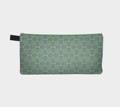 Echoes in Seagrass | Zipper Pouch with Pattern One