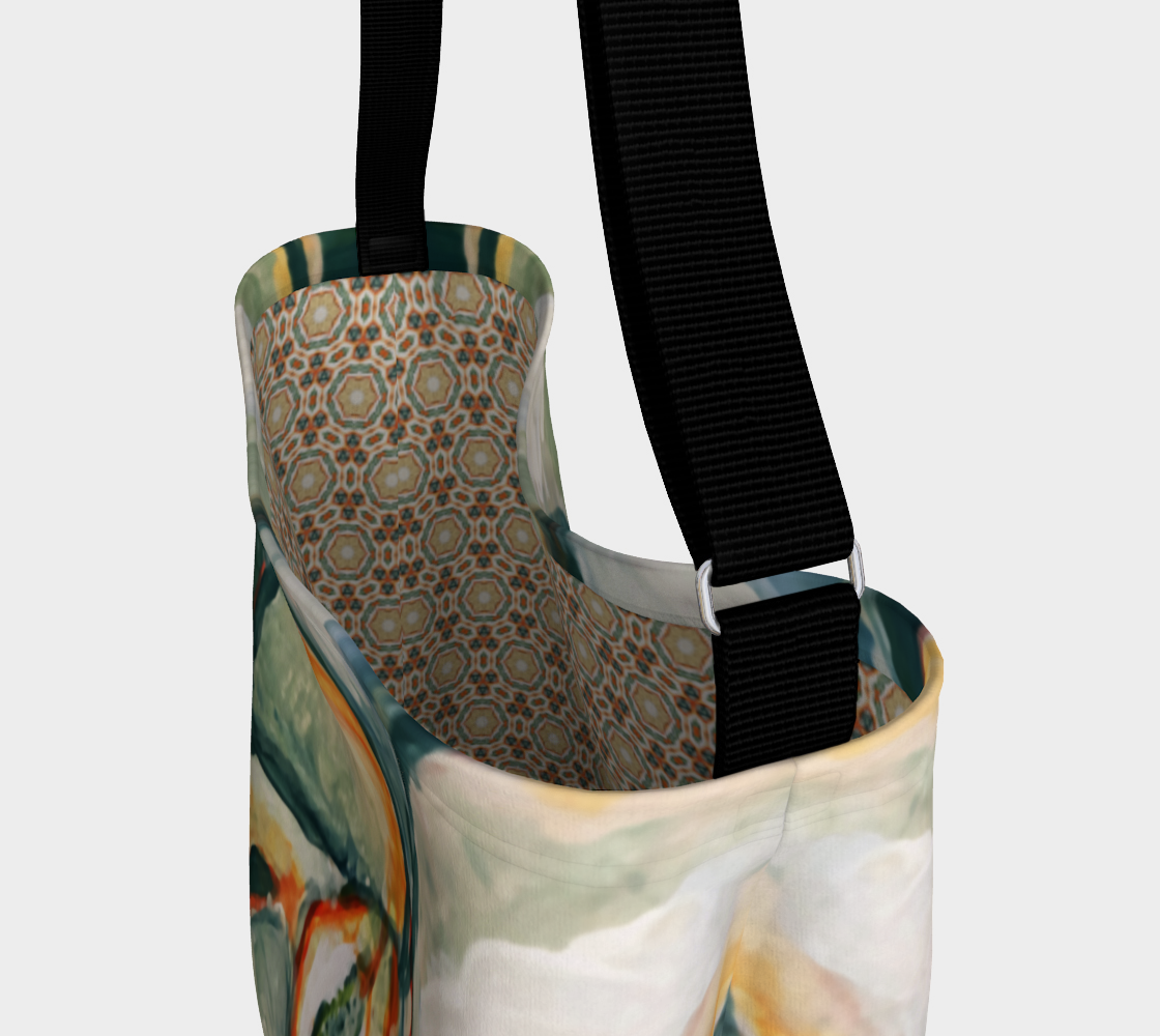 Magnolia in Teal | Day Tote
