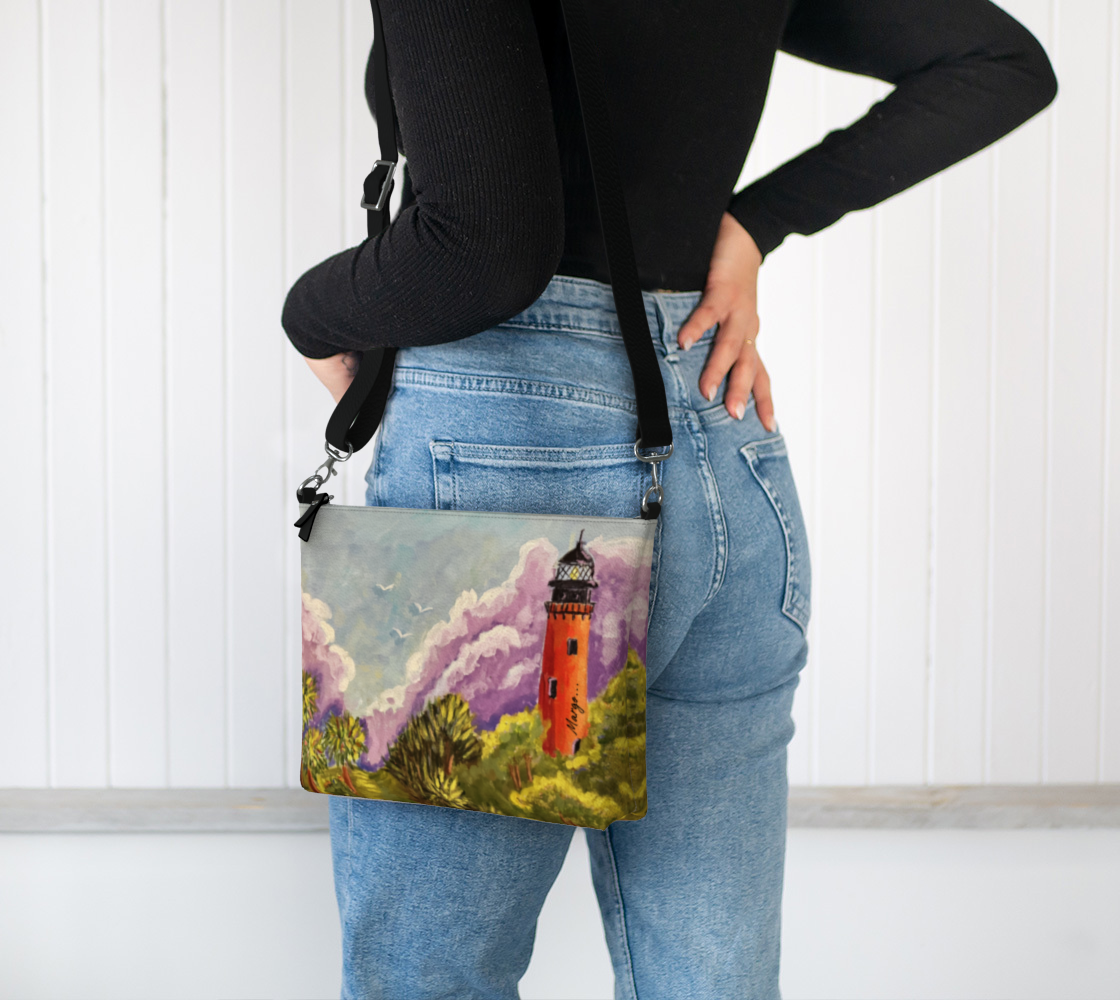 Jupiter Lighthouse: Lavender Skies with Emerald Views | Vegan Lux Crossbody