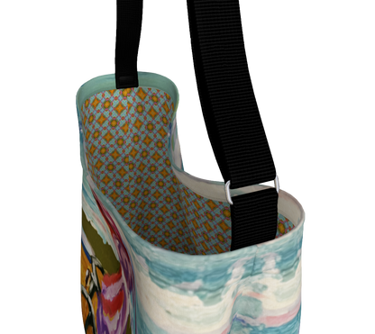Pedal Pinks and Ocean Blues | Day Tote