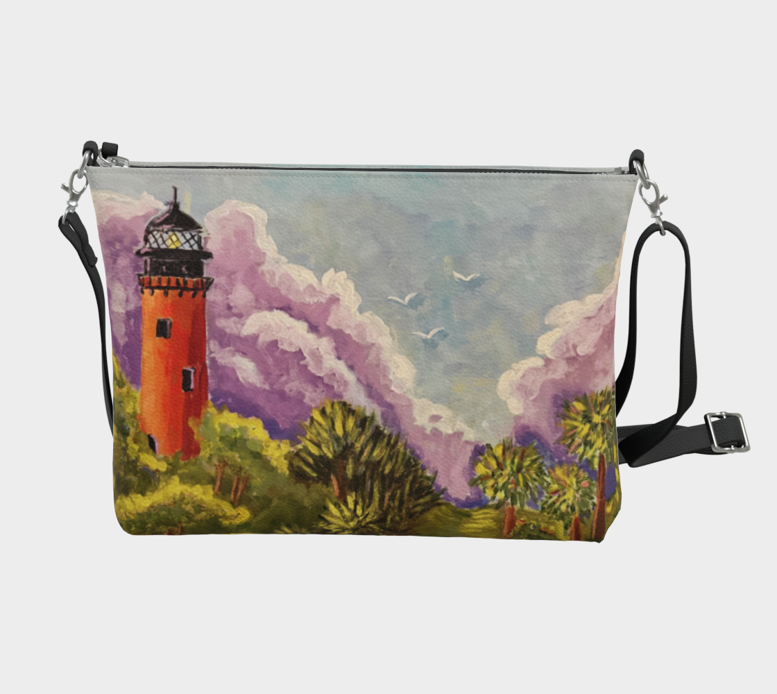 Jupiter Lighthouse: Lavender Skies with Emerald Views | Vegan Lux Crossbody