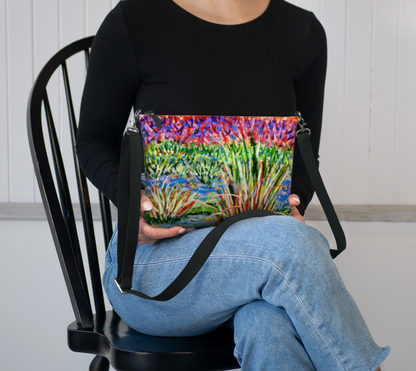 Echoes in Seagrass | Vegan Lux Crossbody
