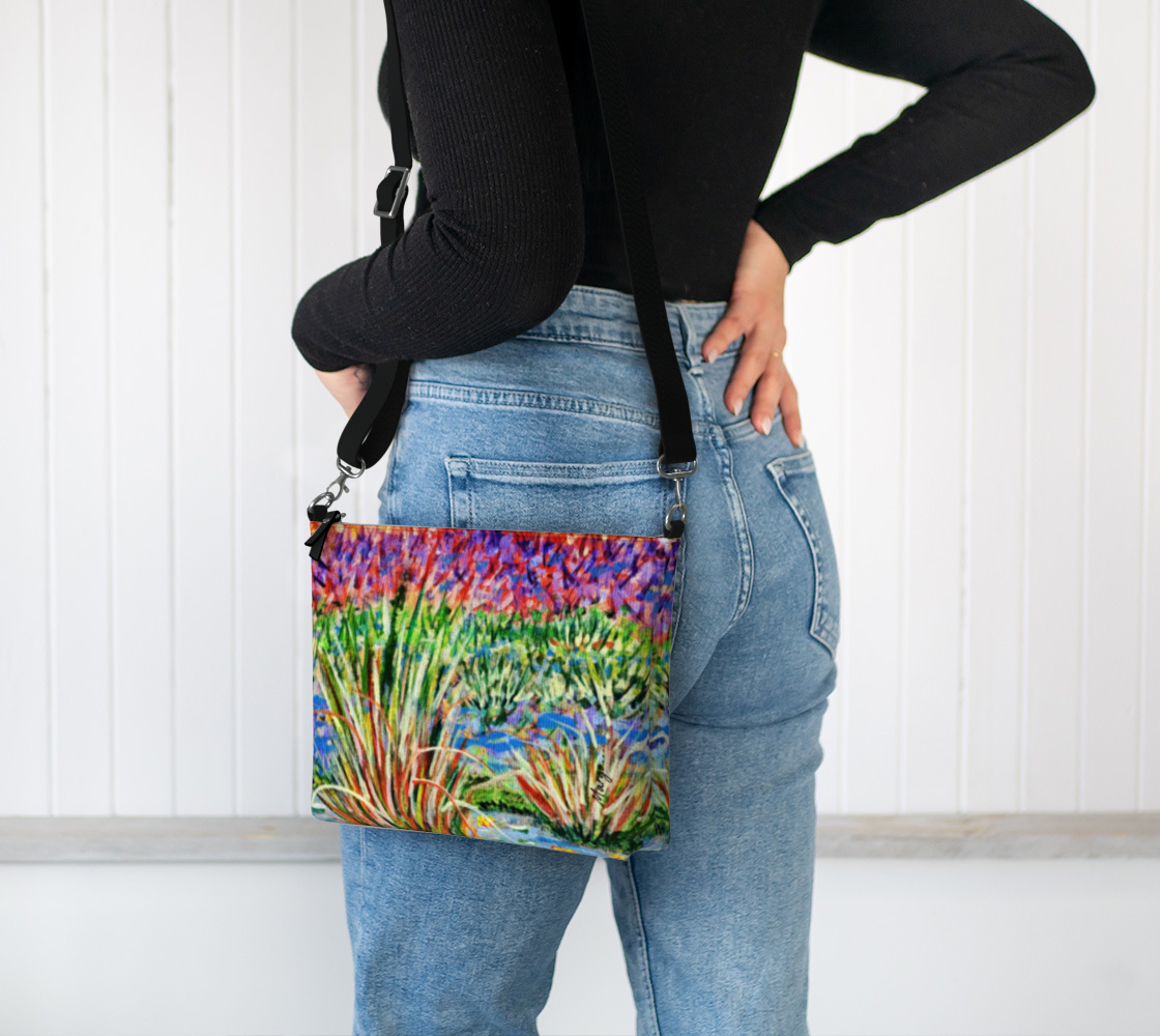 Echoes in Seagrass | Vegan Lux Crossbody