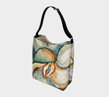 Magnolia in Teal | Day Tote