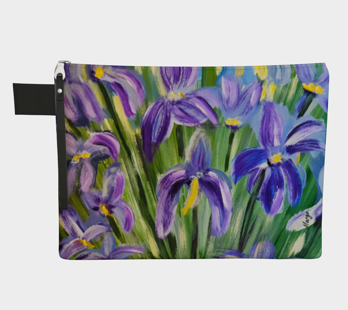 Dancing Petals: A Violet Symphony | Carry All