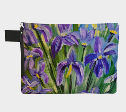 Dancing Petals: A Violet Symphony | Carry All
