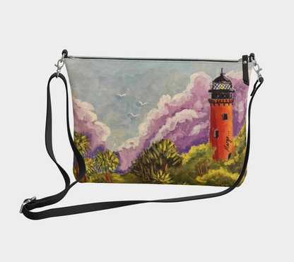 Jupiter Lighthouse: Lavender Skies with Emerald Views | Vegan Lux Crossbody