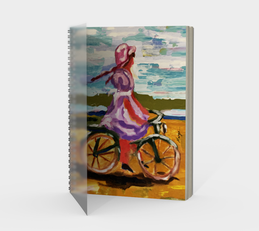 Pedal Pinks and Ocean Blues  | Notebook - Pattern