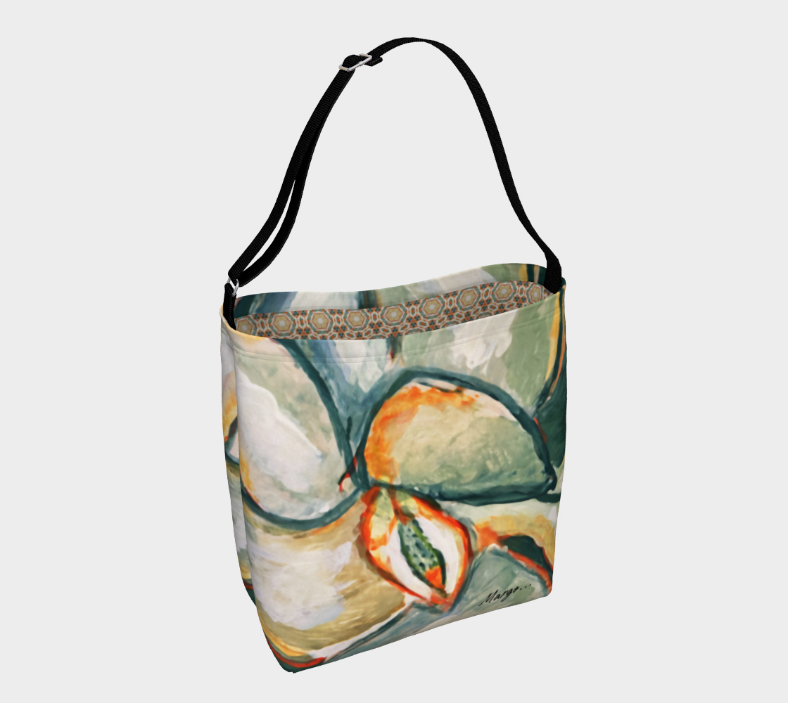 Magnolia in Teal | Day Tote