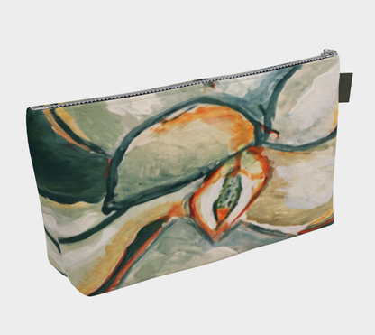 Magnolia in Teal | Makeup Bag