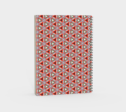 Falling Tulips: Swaying Strokes  | Notebook - Pattern