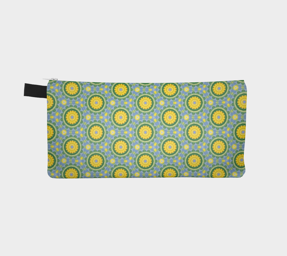 Dancing Petals: A Violet Symphony | Zipper Pouch Pattern Two