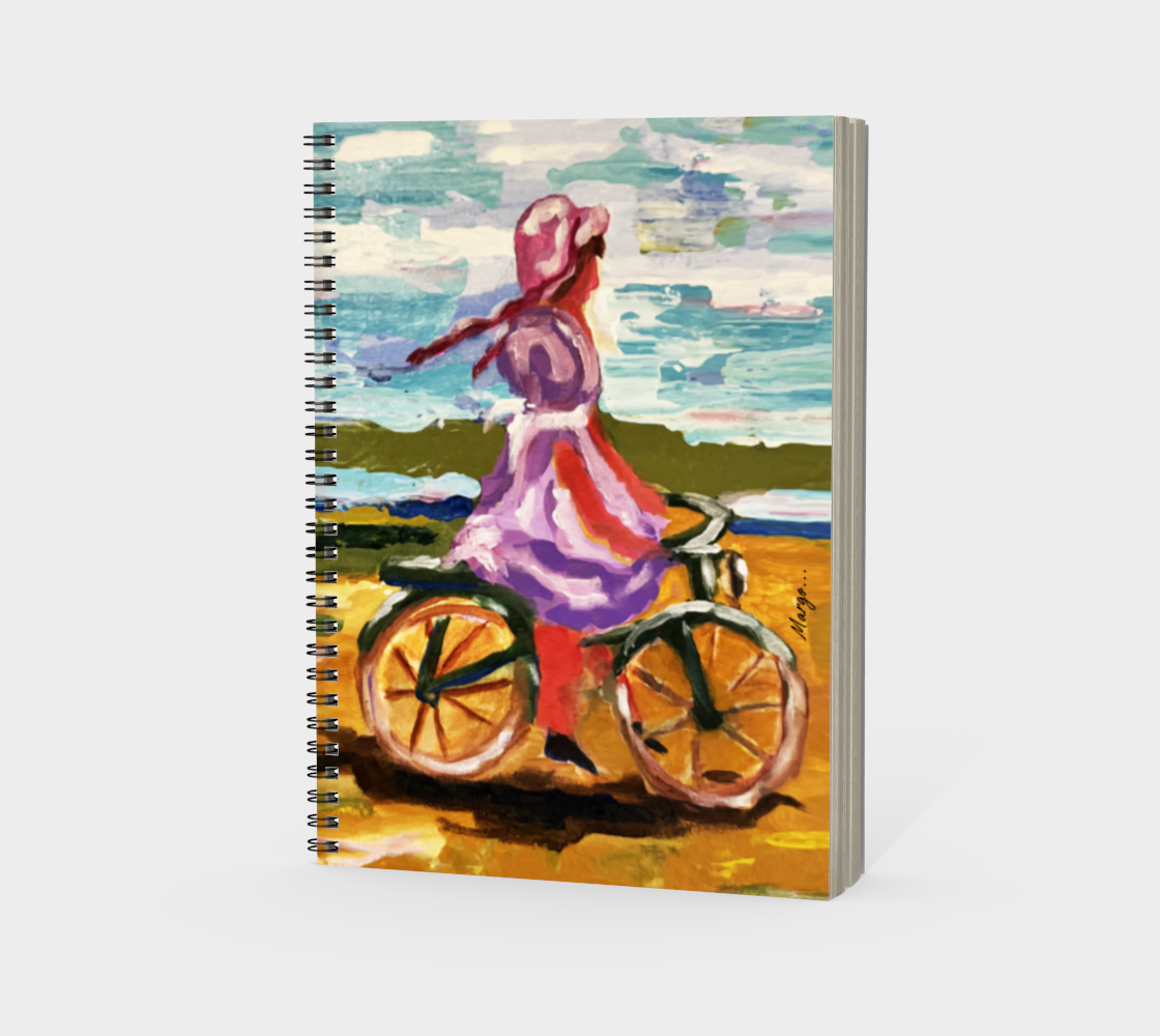 Pedal Pinks and Ocean Blues  | Notebook - Pattern