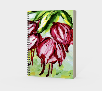 Tear Drops of Pendulous | Notebook - Pattern