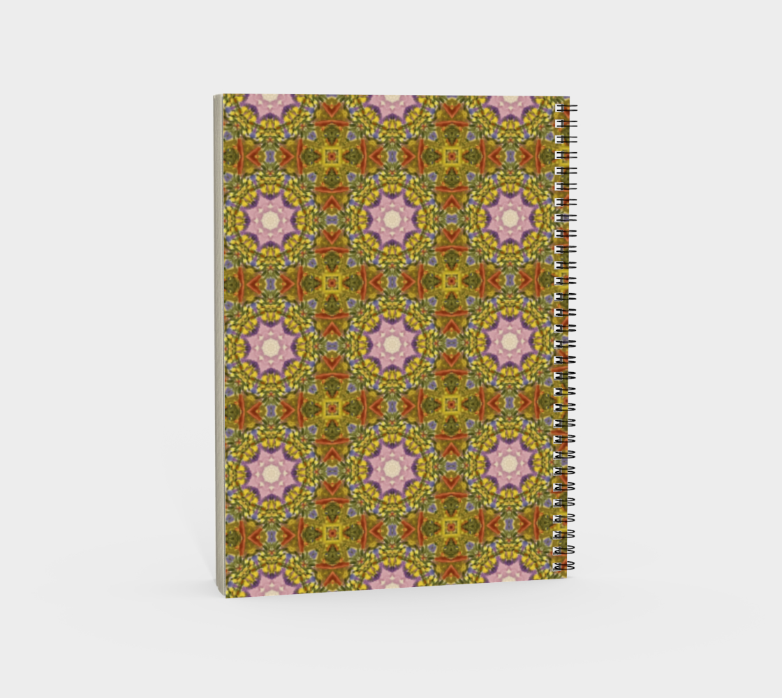 Jupiter Lighthouse: Lavender Skies with Emerald Views | Notebook - Pattern Two